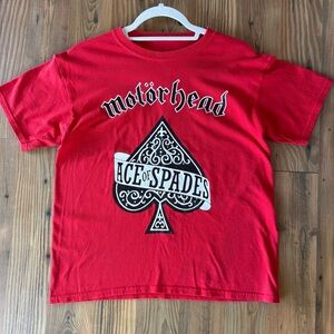 Kids Vintage Red Motörhead Graphic T-Shirt